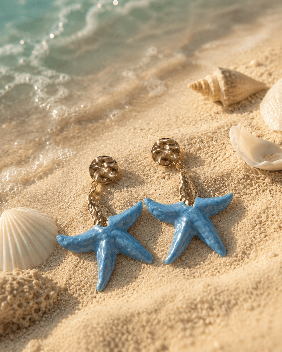 Azure Tide Earrings 2