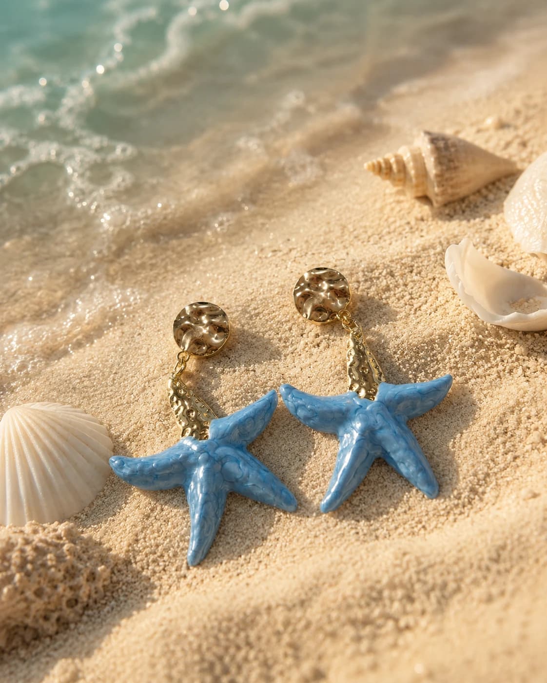 Azure Tide Earrings 2