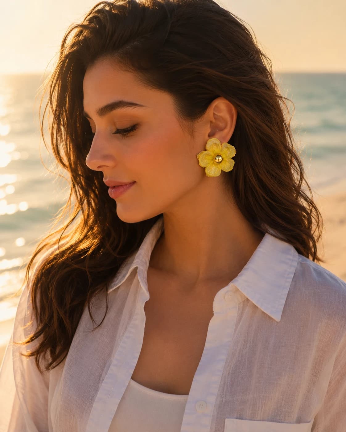 Lemon Bloom Earrings 2