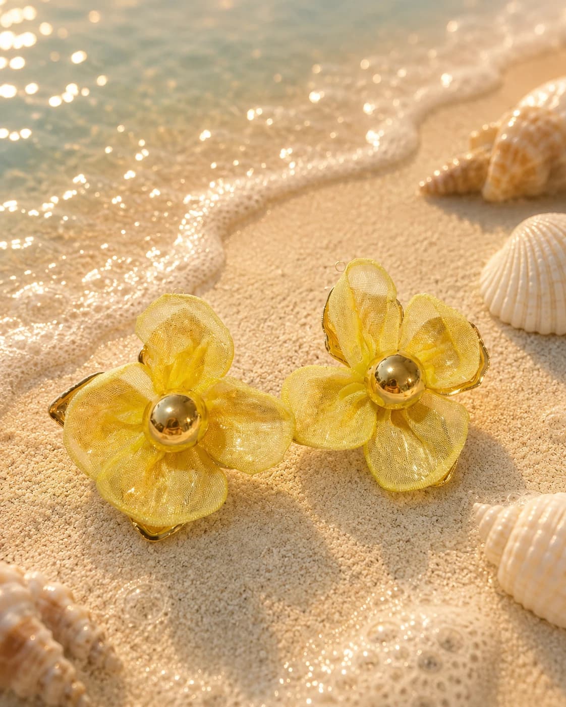 Lemon Bloom Earrings 3