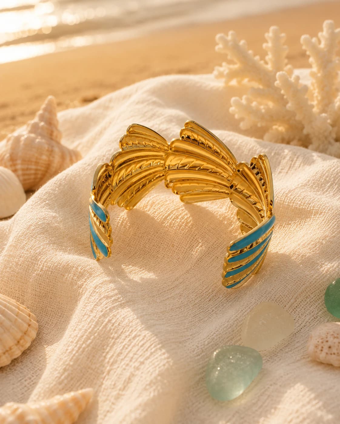 Azure Palm Cuff 2