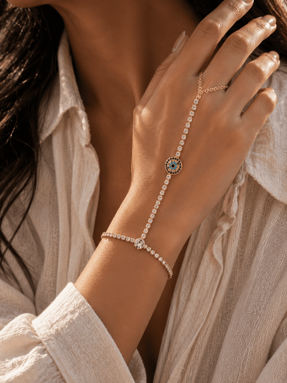 Sapphire Hand Chain 2