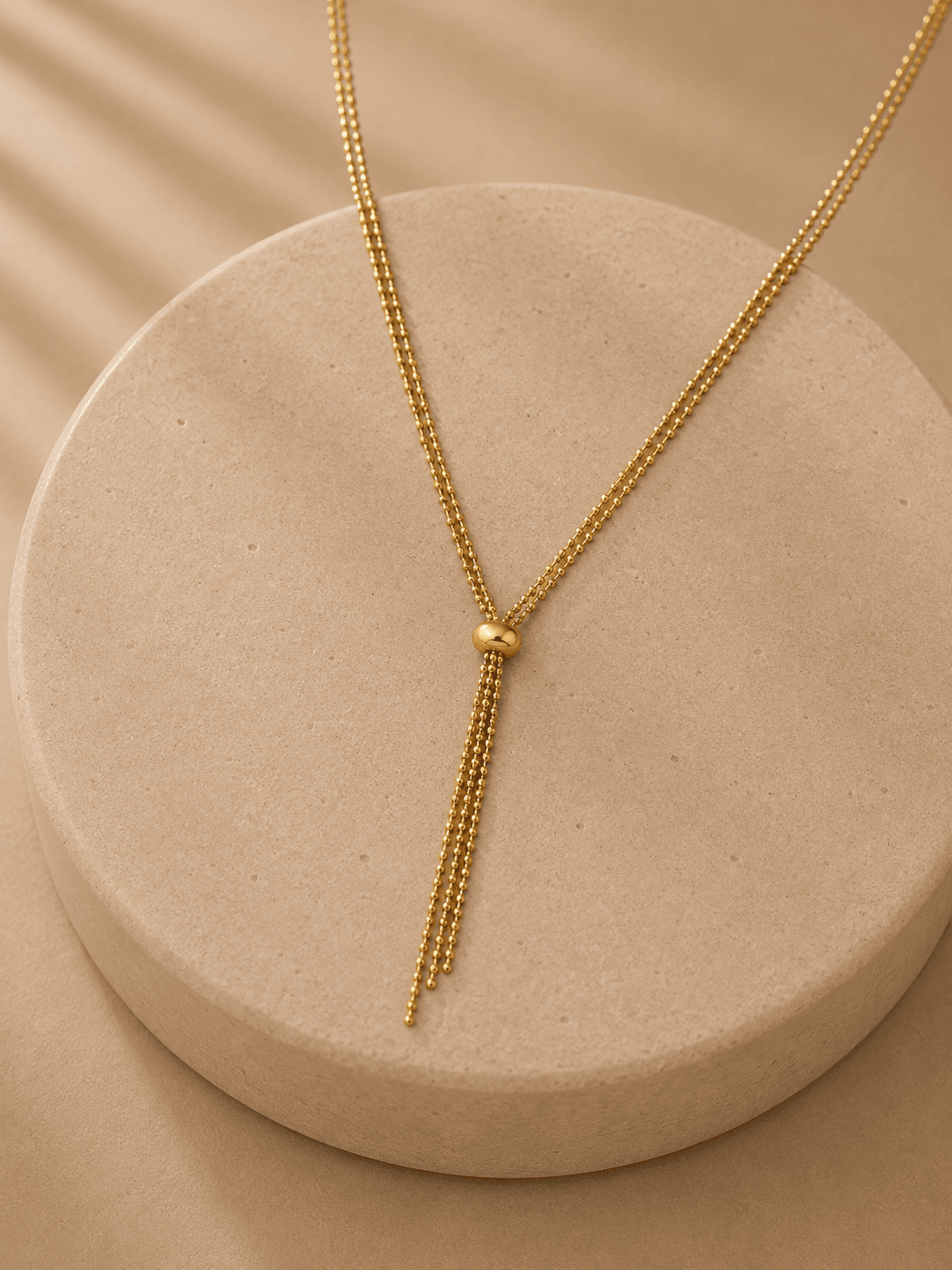 Beaded Y-Drop Necklace 2