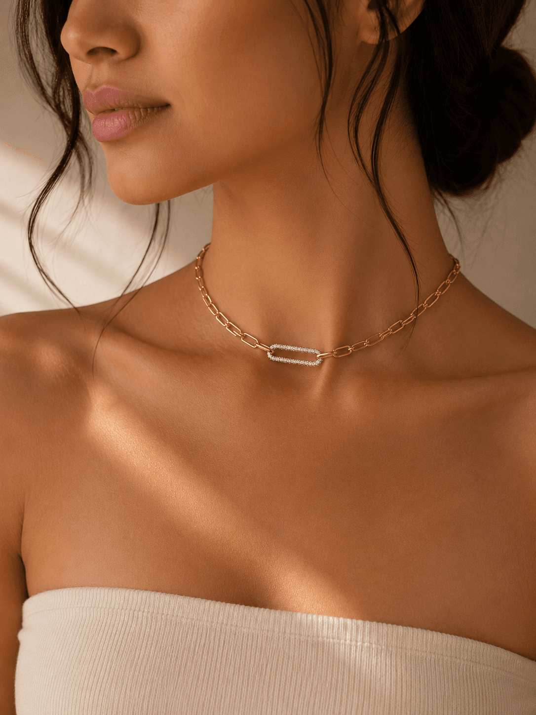 Pavé Link Choker