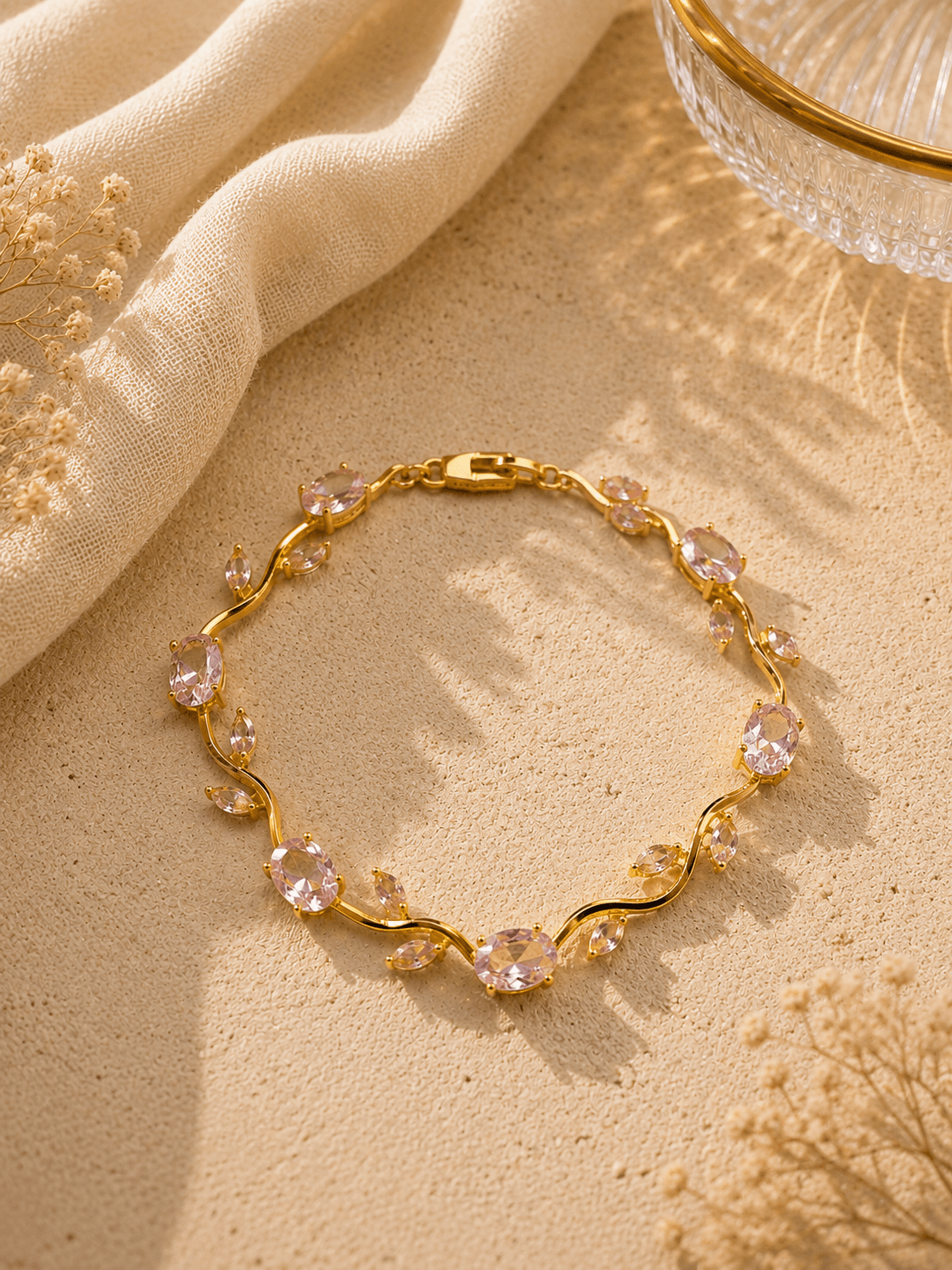 Rosé Vine Bracelet