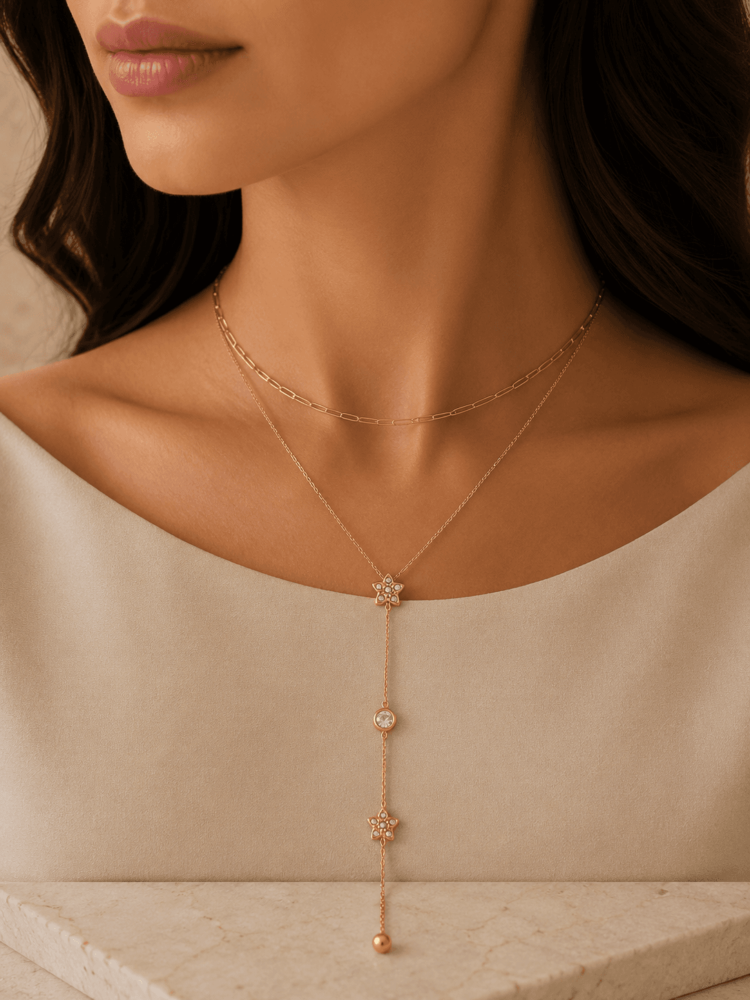 Floral Cascade Necklace